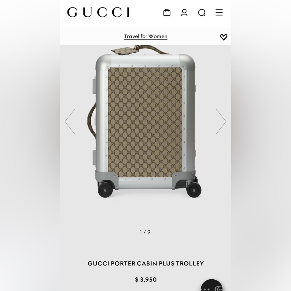 GUCCI PORTER CABIN PLUS TROLLEY